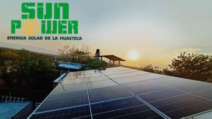 Logotipo de SUN POWER Energía Solar de la Huasteca Potosina